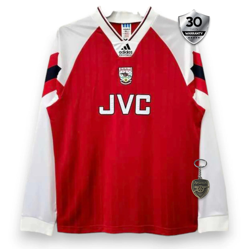 Arsenal Retro Jersey Home 1992/94 Long Sleeve - Remake