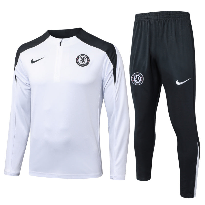 Chelsea Pre-Match White Tracksuit 25/26