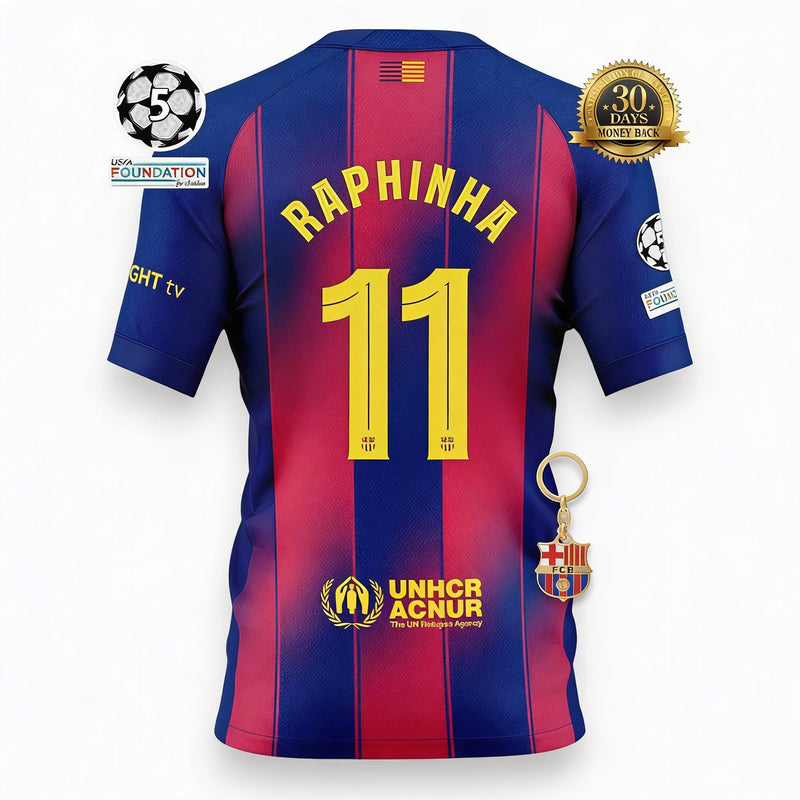 Barcelona Home Jersey 2025/26 - RAPHINHA #11