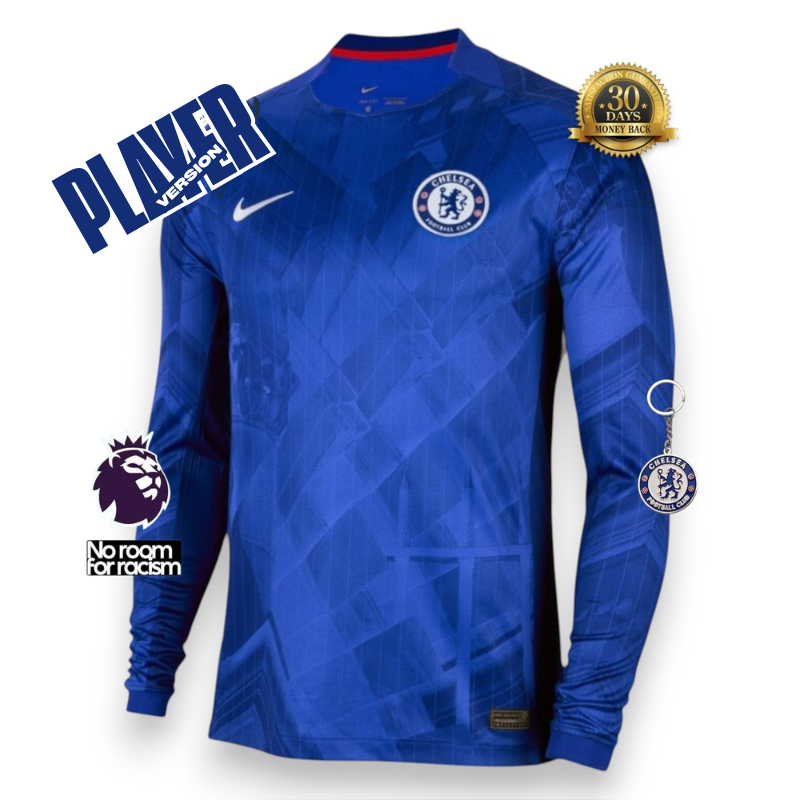 Chelsea Player Home Jersey 2025/2026 - Long Sleeve