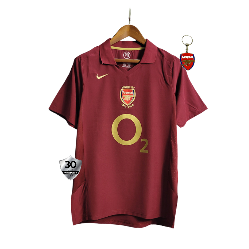 Arsenal Retro Jersey Home 2005/06